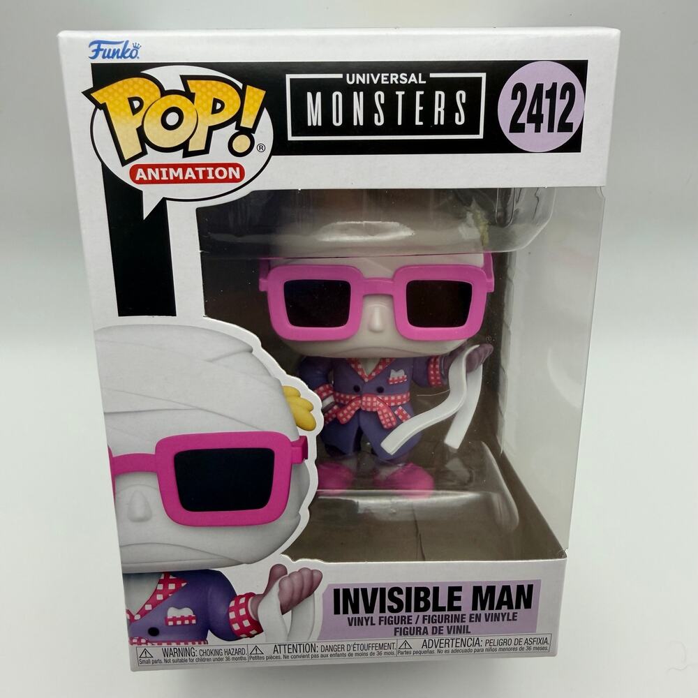 Funko Pop! Animation Universal Monsters Invisible Man #2412